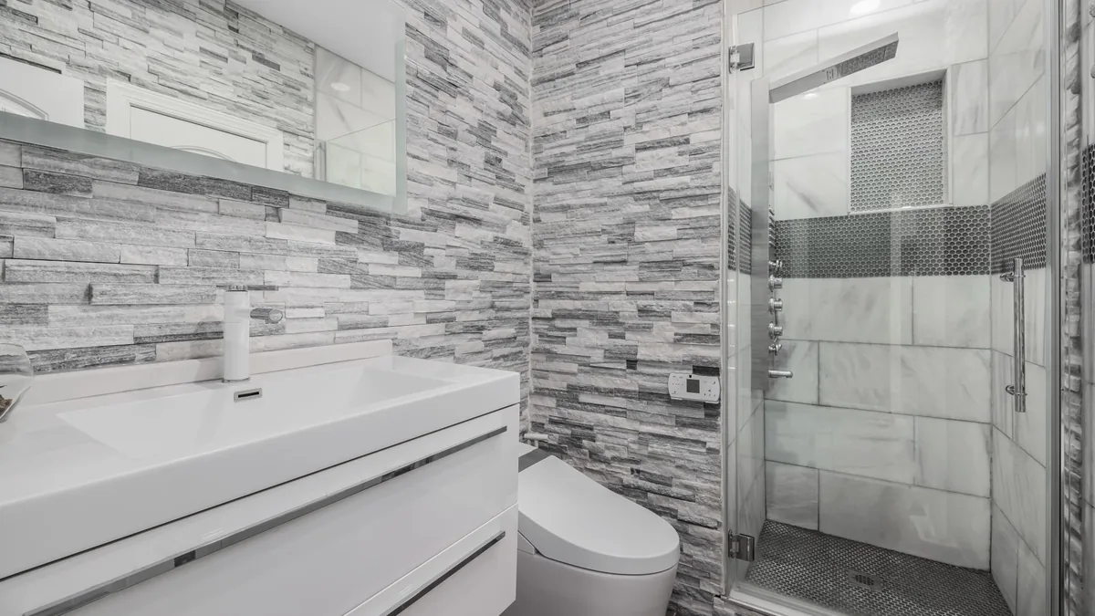 Remodeled bathroom in a Chula Vista, CA home