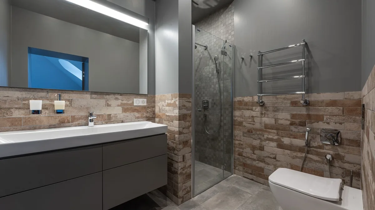Rebuilt tile shower in a Chula Vista, CA home